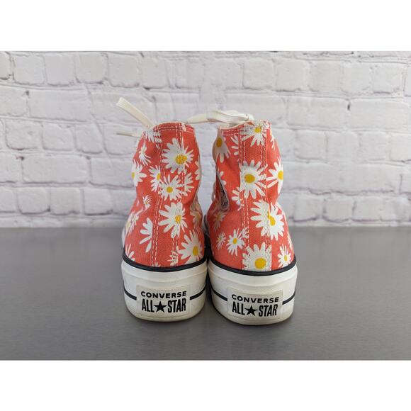 Converse Lift Ox Camp Daisies Platform Trainers UK 4/US 6 VGC - Picture 2 of 4